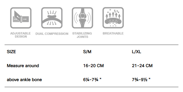 Ankle Support /Twisting Compression /Hard Support